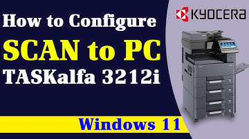 How to configure scan to pc on Kyocera TASKalfa 3212i | scan to SMB | 2553ci , 4012i Scan to folder
