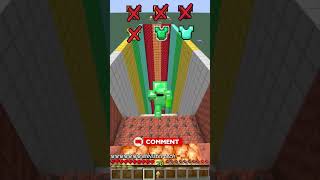 全防具で落下ダメージ検証！【マイクラ】
