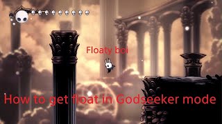 Hollow Knight Float Glitch in Godseeker mode [VOLUME WARNING]