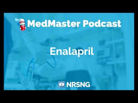 Enalapril Nursing Considerations, Side Effects, and Mechanism of Action Pharmacology for Nurses