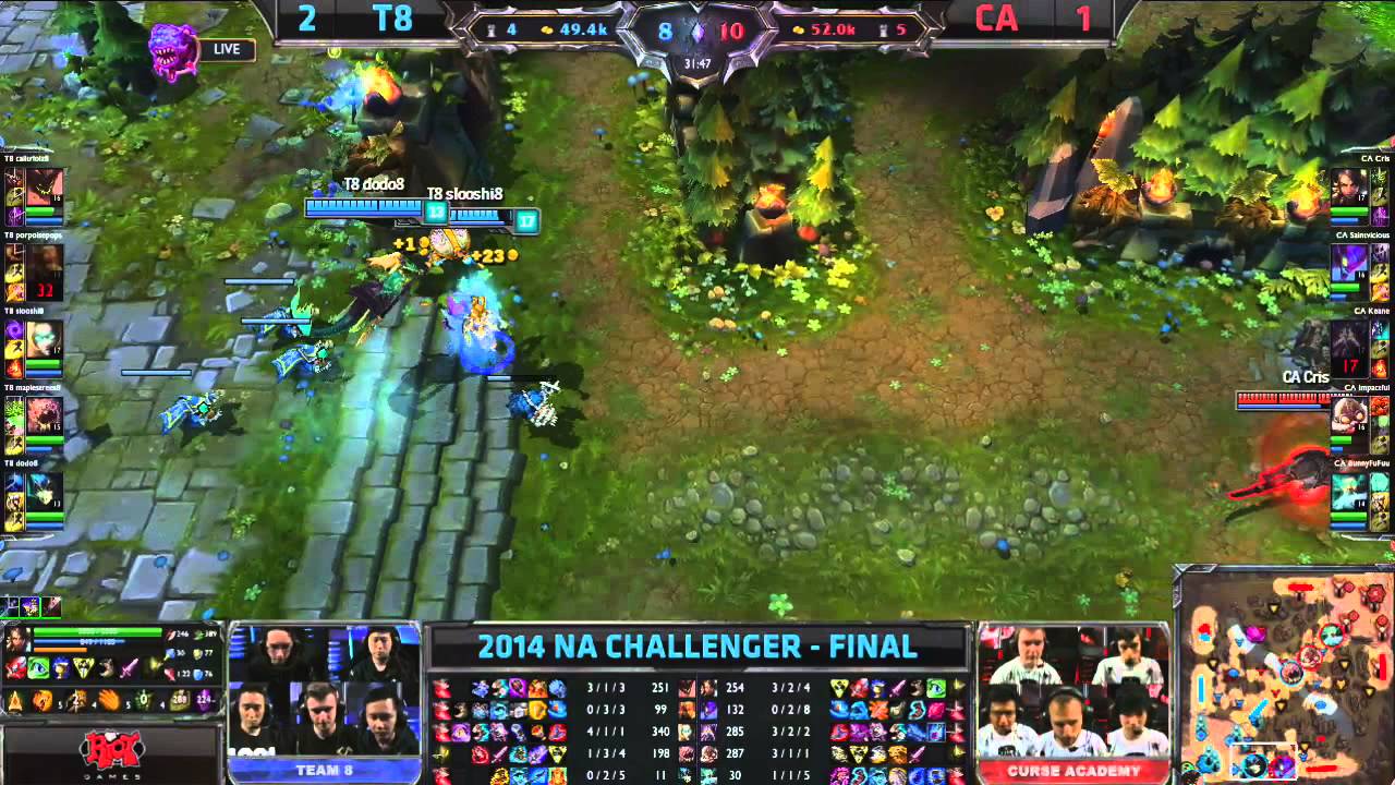 CA vs T8 - 2014 NA CS Summer Playoff Finals G4