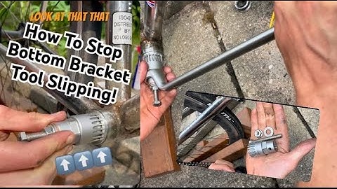 Quick Bottom Bracket Removal | How To Stop Your Bottom Bracket Tool Slipping?! | Easy At Home Fix!