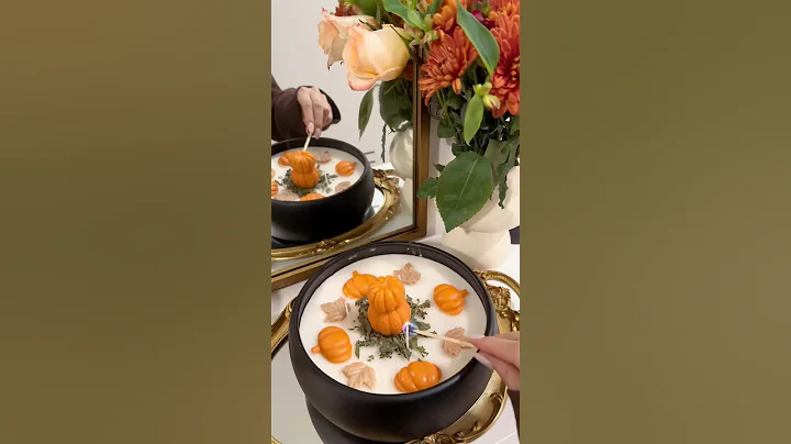 DIY candle making #diy #candle #candlemaking #diyideas #asmr #aesthetic #home #decor #shorts #fall