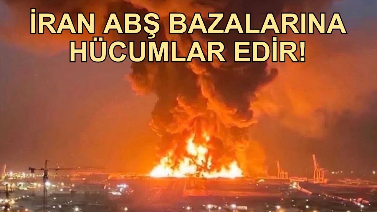 İran ABŞ bazalarına HÜCUMLAR edir. Şəhərlərə od yağır - LAF TV