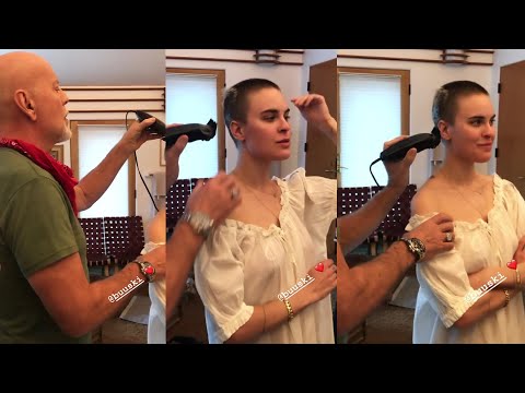 Video: Quirks Of The Stars: Why Bruce Willis Shaved His Daughter's Head