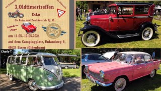 3.Oldtimer Treffen Eslo. Veranstaltung Essen/Old, 11- 12.5.24. Autos, Motorräder....