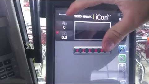 Layout of the Operate Screen of the Seed Hawk iCon Control App