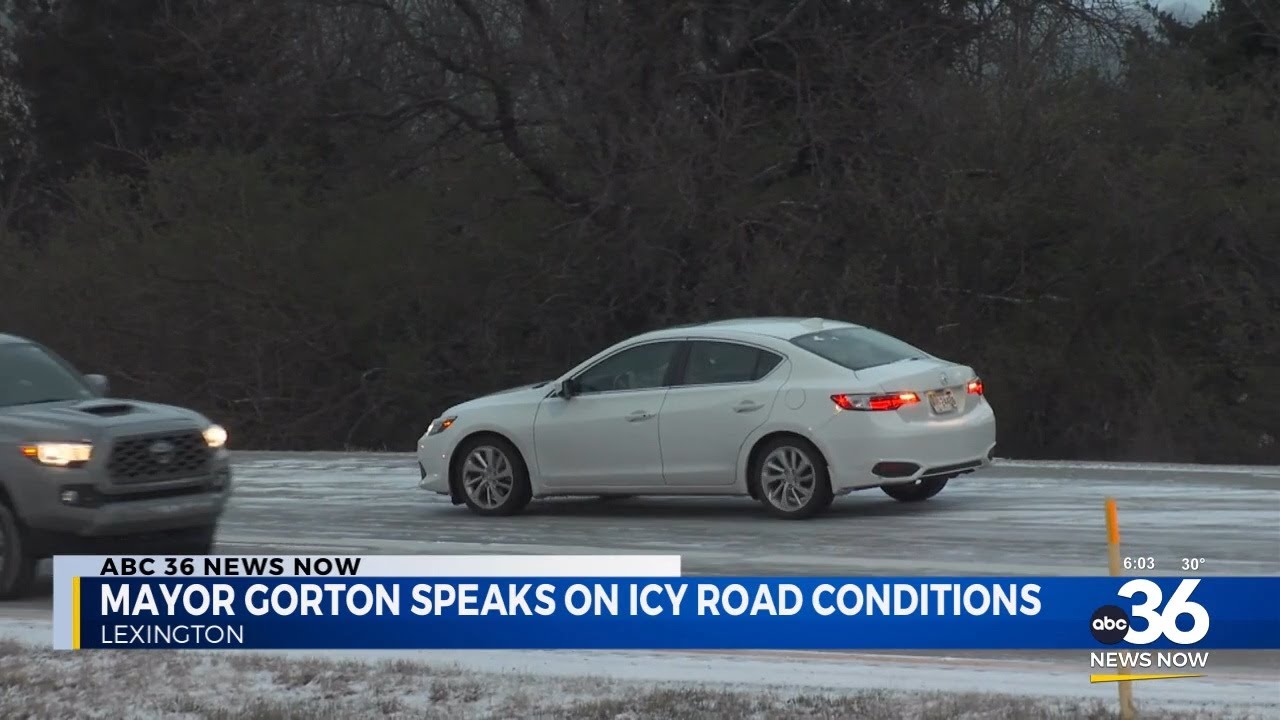Mayor Gorton speaks on icy road conditions - YouTube