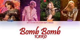 KARD - BOMB BOMB(밤밤) [COLOR CODED LYRICS(HAN|ROM|ENG)]