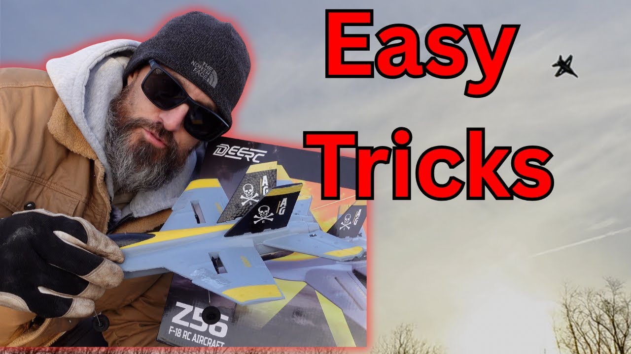 This RC F-18 Jet Is WAY Easier to Fly Than I Expected | DEERC Z56