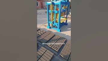 6"8"9"hollow block moulding machine pavement block makeing machine cheap price in Nigeria
