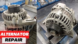 How to Repair Alternator Renault Clio Twingo Kangoo 1.2 Gasoline 