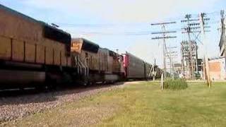 2 Train Meet! UP 8354 West and UP 7859 East