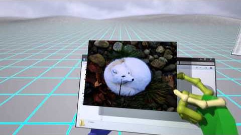 Concept for an Oculus Rift user interface.