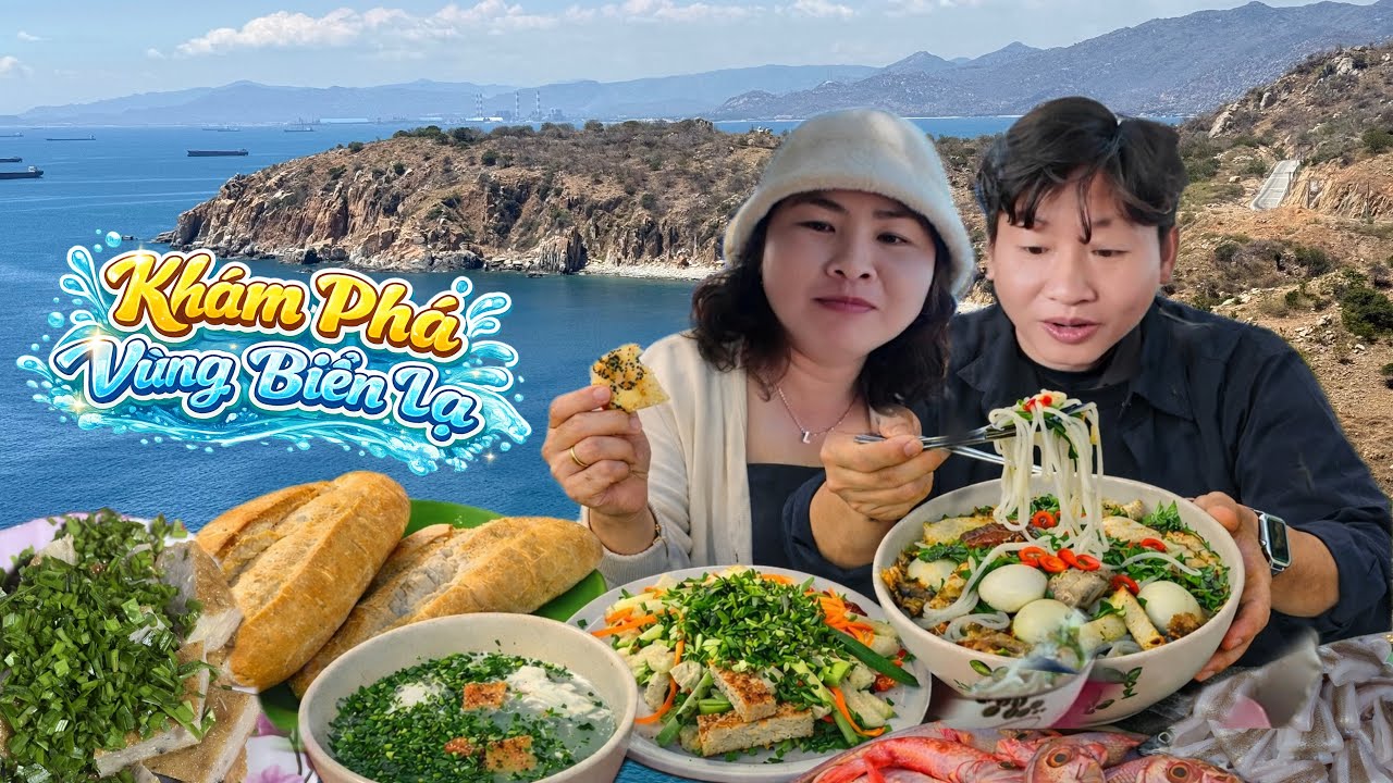 Ngày 2 Xuyên Việt : bún hẹ Tuy Hoà và Lạc Vào Bãi Biển Hình Thú Độc Nhất