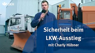 Sicherheit beim LKW-Ausstieg - Der Retro Film mit Charly Hübner