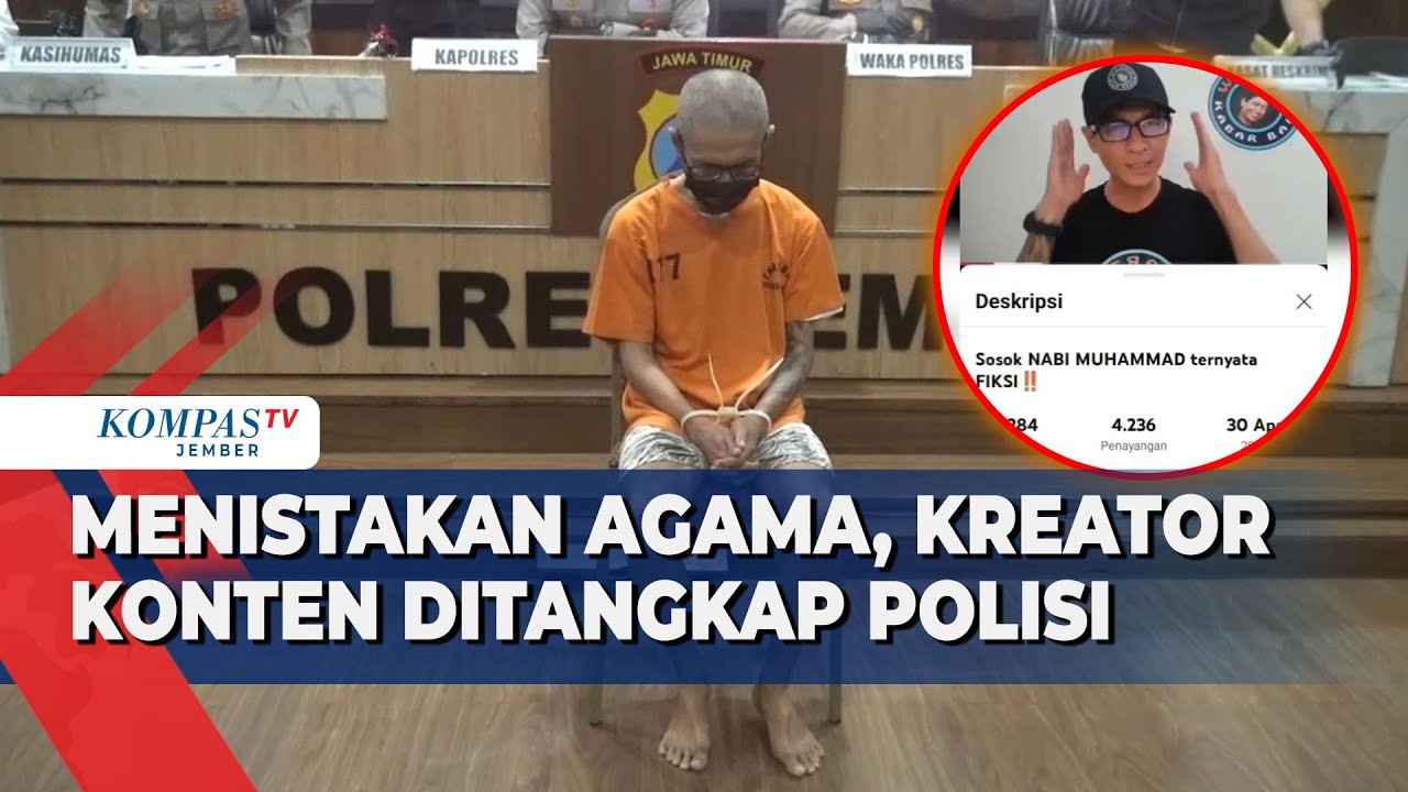 Polres Jember Tangkap YouTuber Penista Agama di Bali, Ini Profil Pelakunya