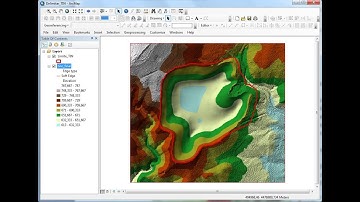 COMO CRIAR TIN(MDT) E CURVAS DE NÍVEIS COM ARCGIS