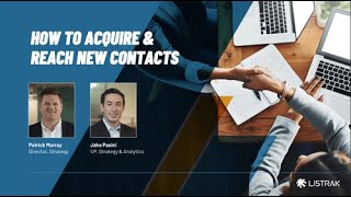 Acquisition: How To Acquire and Reach New Contacts