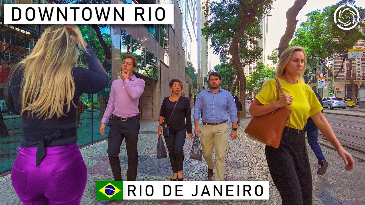 🇧🇷 Downtown Rio de Janeiro, Brazil 2022 【 4K UHD 】