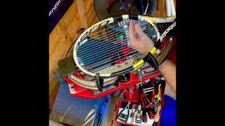 Tennis Racket Stringing Time Lapse