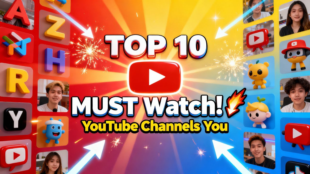 Top 10 BEST YouTube Channels You Should Be Watching - YouTube