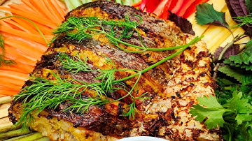 CÔNG THỨC ƯỚP tất cả các loại cá NƯỚNG đều ngon/ CÁ VƯỢC( CÁ CHẼM) Nướng bằng nồi chiên không dầu!