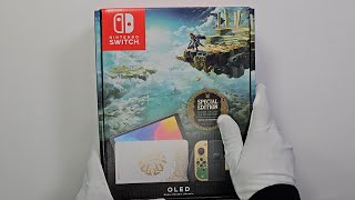 UNBOXING The ZELDA: Tears of the Kingdom Nintendo Switch OLED