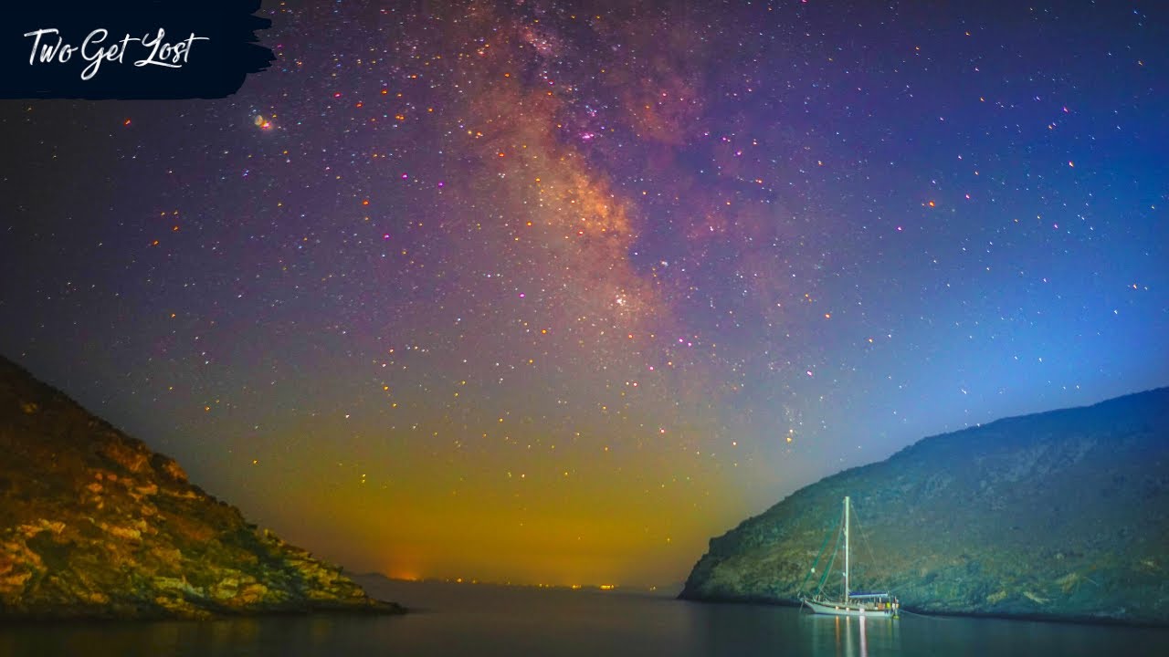 Birthday UNDER THE STARS in a SECLUDED ANCHORAGE:Sailing to the Greek island Serifos in the Cyclades