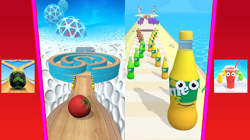 Going Balls Vs Juice Run all levels android iOS gameplay walkthrough Nr 94