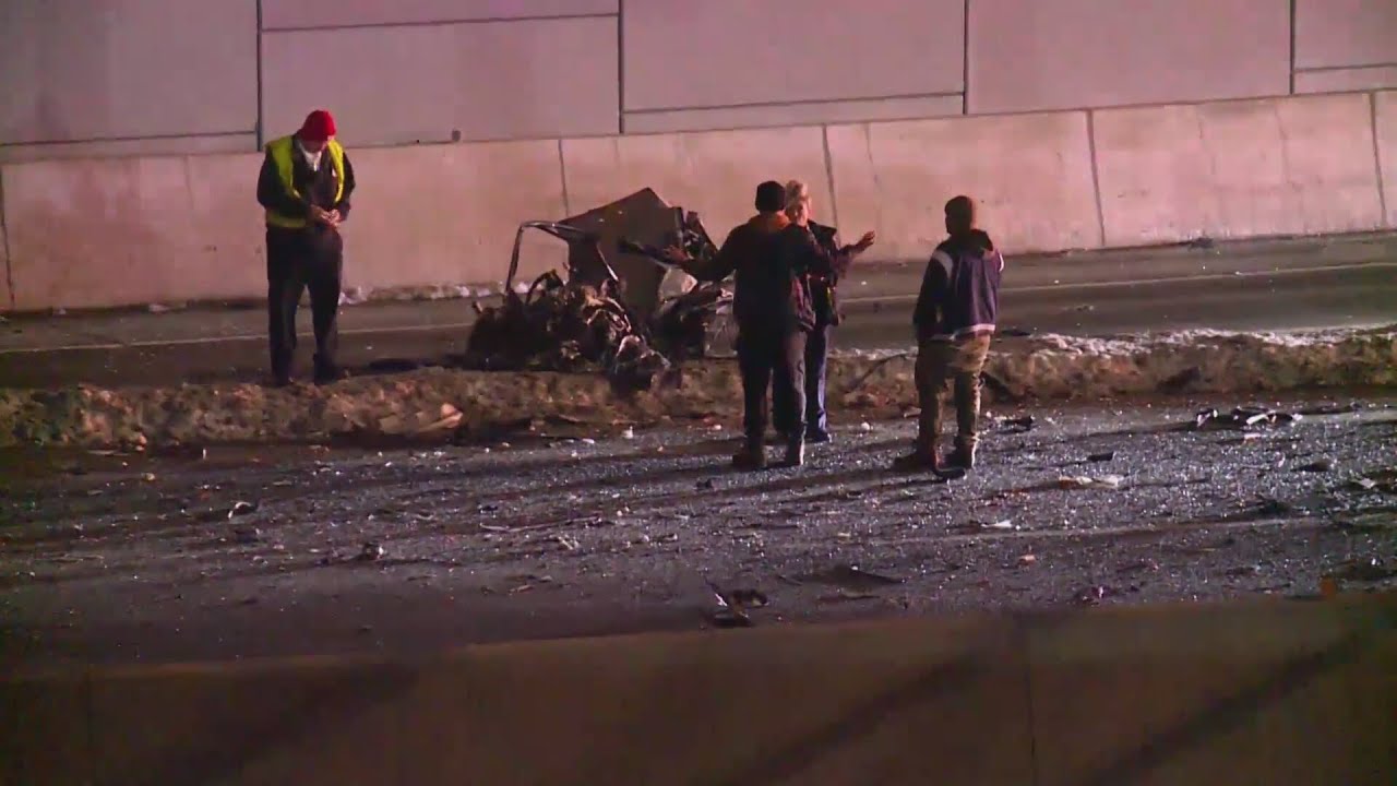 1 dead, 1 injured in fatal three-vehicle crash on I-64 - YouTube