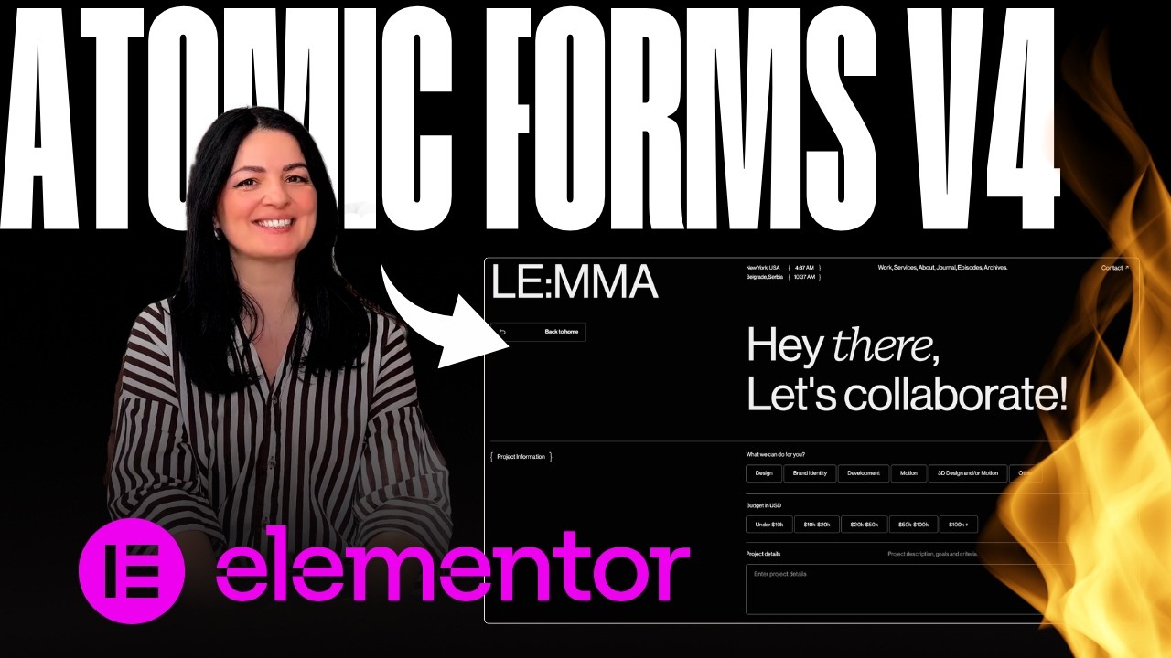 Elementor V4 Atomic Forms: Let's Build a Custom Multi-Select Form (Beta ...