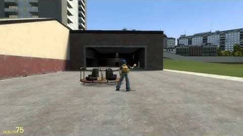 G-MOD Video Test 2: Spinning Thing No Rope FAIL!