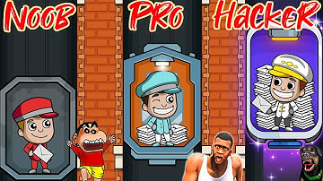 SHINCHAN NOOB vs PRO vs HACKER in IDLE MAIL with SHINCHAN & CHOP | DREAM SQUAD