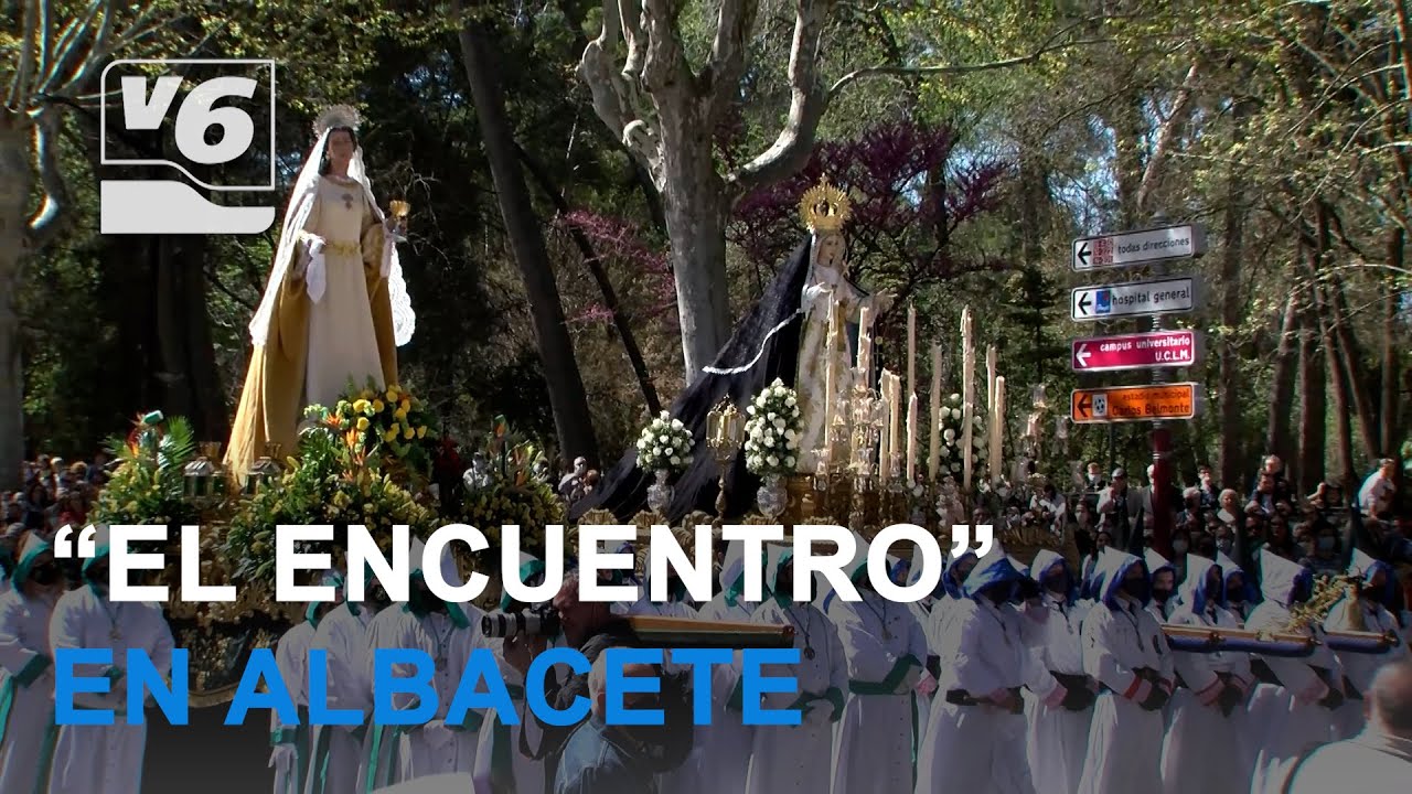 Encuentro entre Sta. María Magdalena y Ntra. Sra. del Mayor Dolor con “El Resucitado”