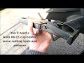 Astra H Cup Holder tutorial