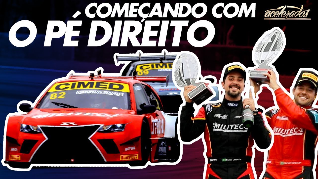 GERSON E CASSIO SE ENCONTRAM NA PISTA NA ESTREIA DA SPRINT RACE 2018! - ESPECIAL #178 rubens barrichello