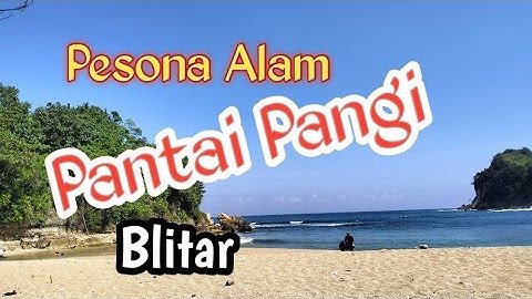 Pesona Alam Pantai Pangi Blitar