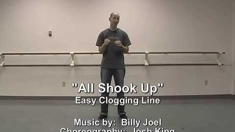 All Shook Up - Easy clogging routine walk-through, choreography by Josh King