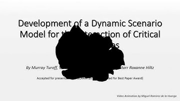 A Dynamic Scenario Model for the Interaction of Critical Infrastructures.