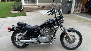 Yamaha V Star 250 oil change