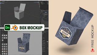 How I create the box mockup in Blender with Adobe Dimension CC | Packaging Design Tutorials