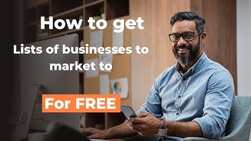 How to get commercial mailing lists for FREE