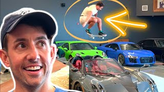 Jumping A $3 MILLION Dollar Pagani Huayra