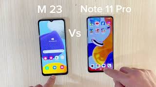 Specification Samsung Galaxy M23 vs Xiaomi Redmi Note 11 Pro | Which one is best ??