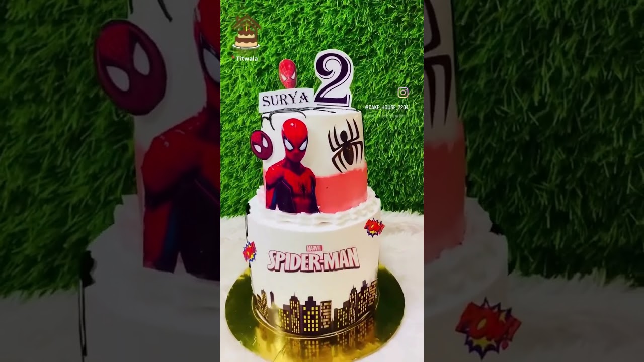 😍Spiderman theme cake😍|| 