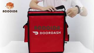 Doordash Food delivery bag manufactureGuangzhou Acoolda Bags Industry Co.,Ltd