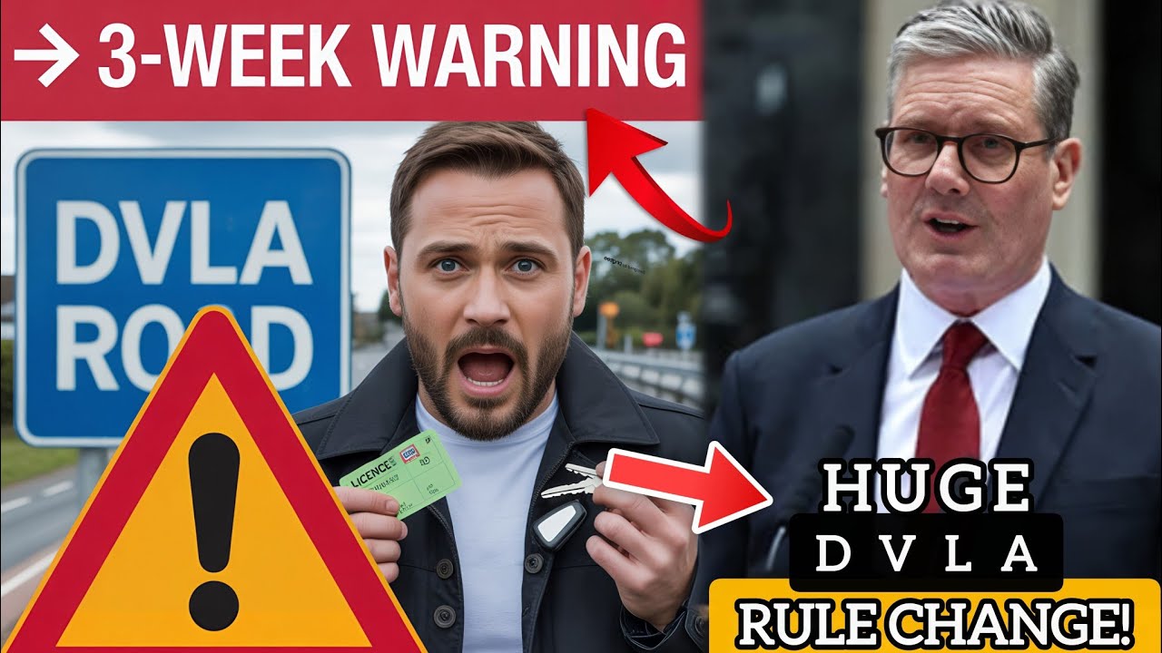 🚨 3-Week Warning for UK Drivers! Huge DVLA Rule Change Could Cost You 🚗💸