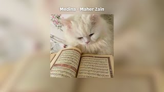 Medina ~ Maher Zain ~ Sped Up + Vocals Only ~ Lyrics (English)