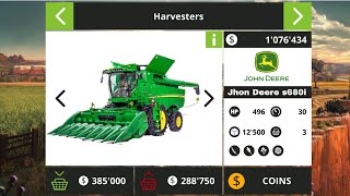 farming simulator 18 _Jhon Deere hearvesting _#fs18